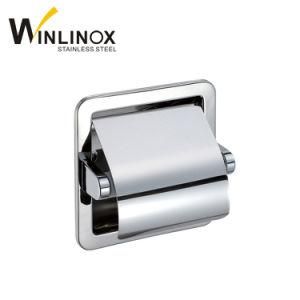 0.8mm Embedded Stainless Steel Bathroom Toilet Paper Roll Holder