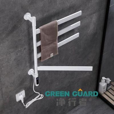 180 Degree Swing Wall Mounted Towel Warmer Rails