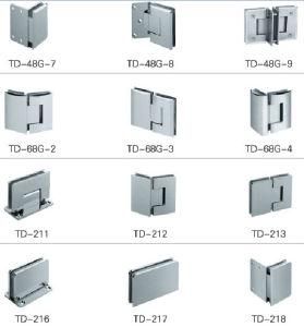 Glass to Wall Brass Shower Hinge Glass Clamp Td-217