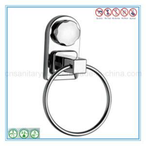 Bathroom Hotel Accessory Sanitary Ware Chrome Finish Wall Mounted Towel Ring