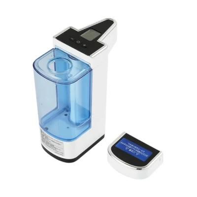 Hand Sanitizer Desktop Dispenser Logo Non-Contact Automatic Hand Sanitizer Soap Dispenser with Thermometer