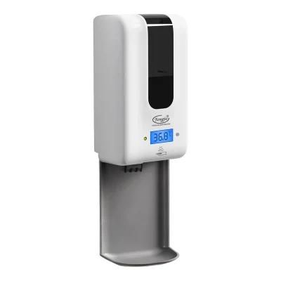 Hotel 1000ml Standing Digital Automatic Temperature Soap Dispenser Alcohol Dispenser