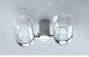 High Quality Wall Mounted Bathroom Accessories Double Tumbler Cup Holder