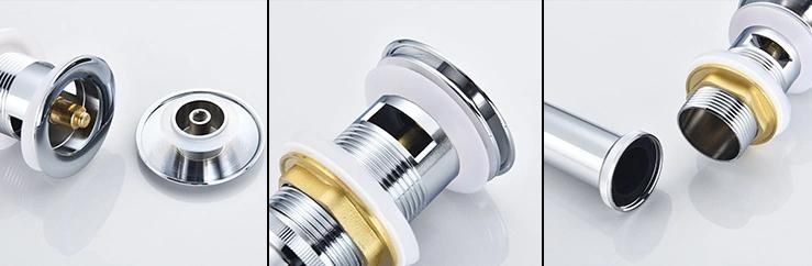 Stainless Steel SS304 Pop up Drainer Bathroom Drain with or Without Overflow