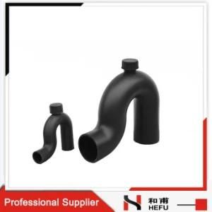 Black Sanitary Drainage HDPE Syphon Pipe Fitting P Trap