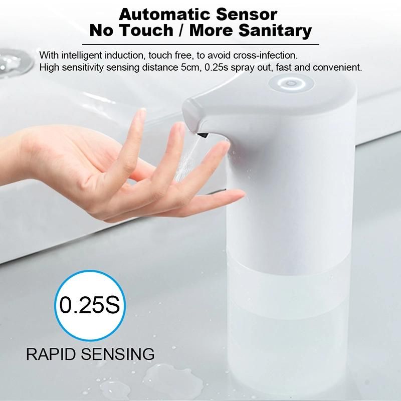 Rechargeable Lithium Battery Touchless Sensor Automatic Liquid Hand Sanitizer Foam Soap Dispenser