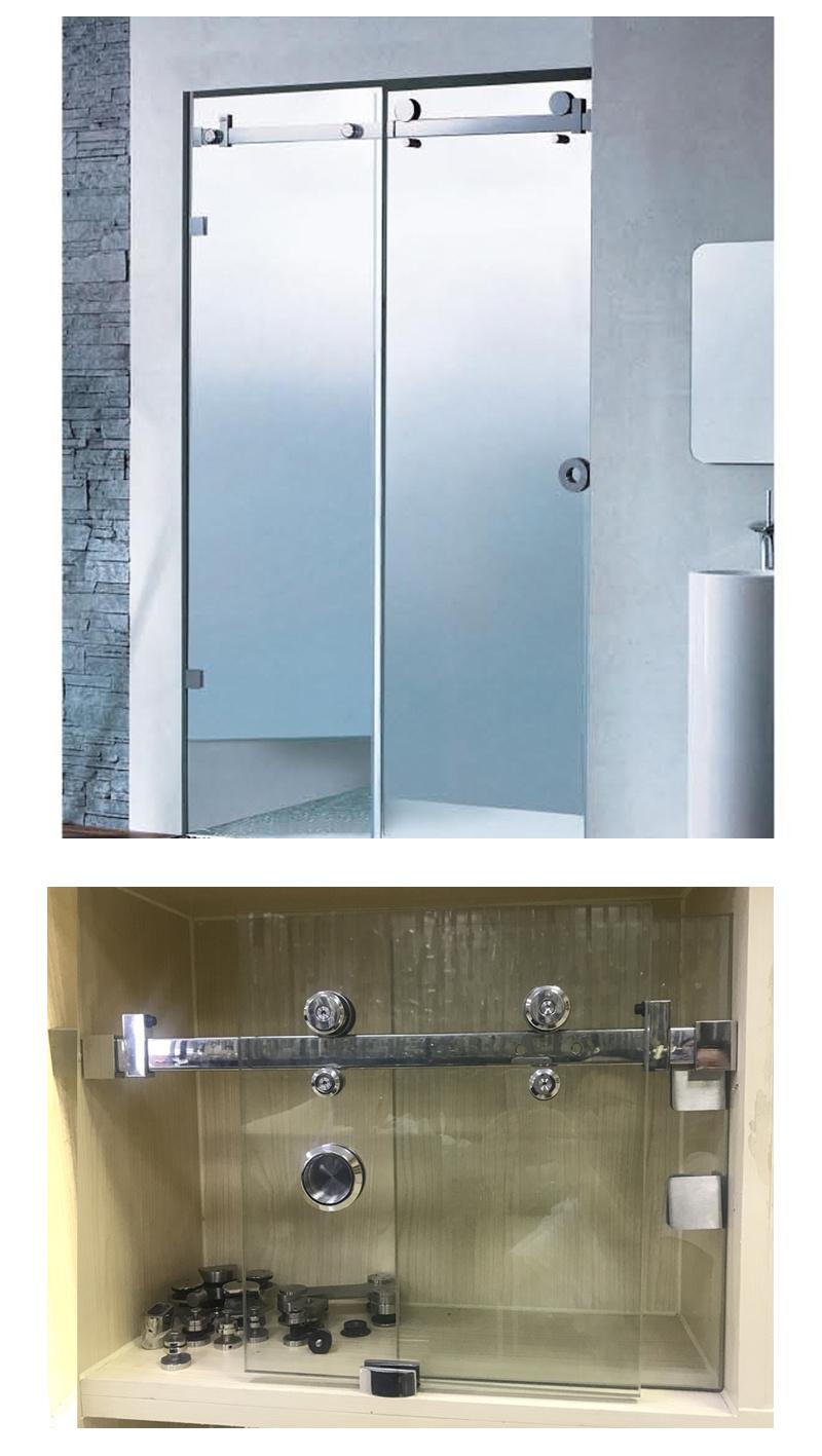 Hot Sale Frameless Glass Shower Room Wheel Series