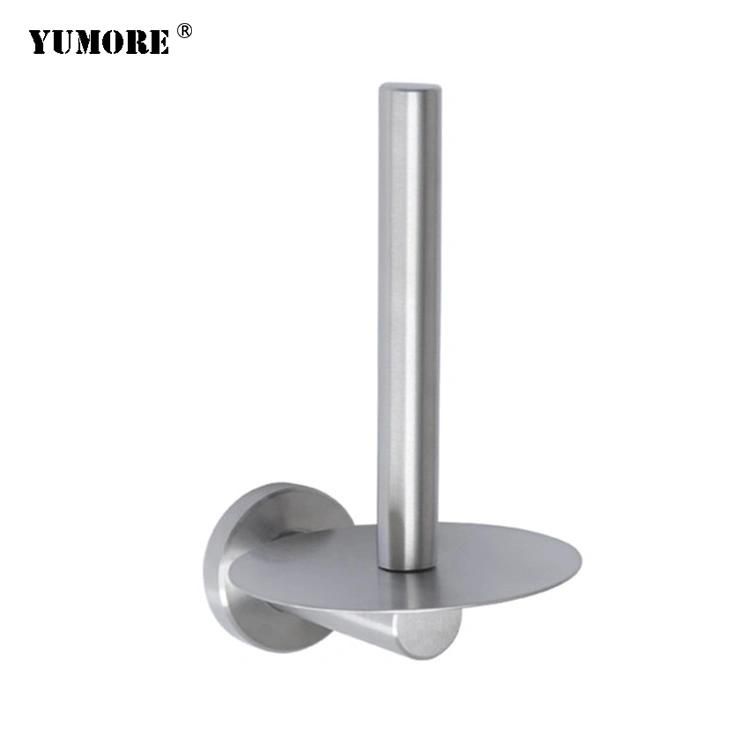 Wall-Mounted Kitchen Industrial Toilet Adhesive Without Drilling Roll Paper Holder