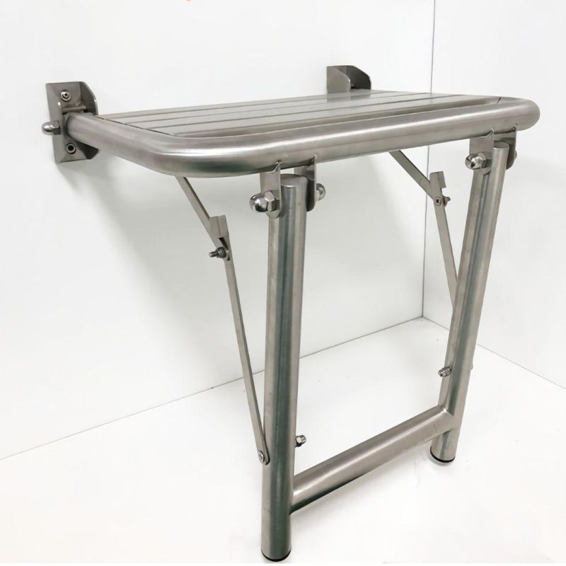 Stainless Steel Folding Shower Seat for Elderly/Disabled