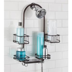 Shower Head Caddy Handheld Black Rack Shelf