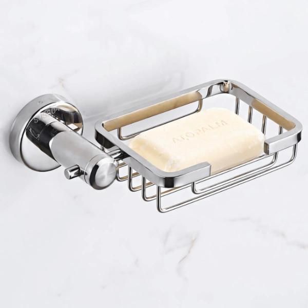 Stainless Steel Soap Dish Wall Mounted Soap Holder for Shower