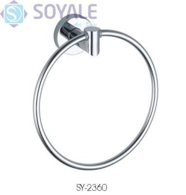 Brass Material Towel Ring Chrome Finishing Sy-2360