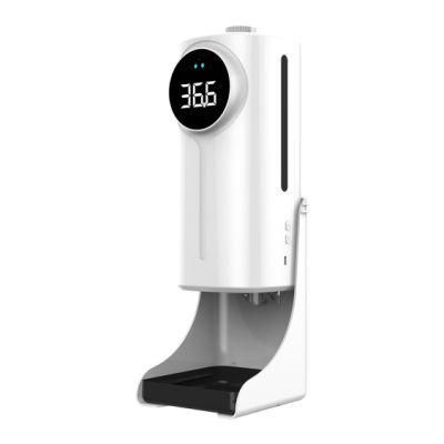 1200ml Automatic Liquid Soap Dispenser K9 PRO Dual Temperature K9 PRO Auto Soap Dispenser with Temperature Sensor Thermometer