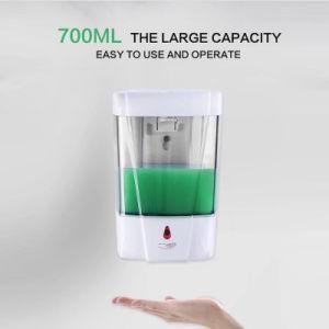 Wall Mounted Touchless 700ml Foam/Drip Automatic Liquid Soap Dispenser