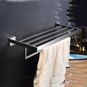 Wall Mounted New Square Style Inox Stainless Steel Towel Shelf Bathroom Accessories Towel Rack