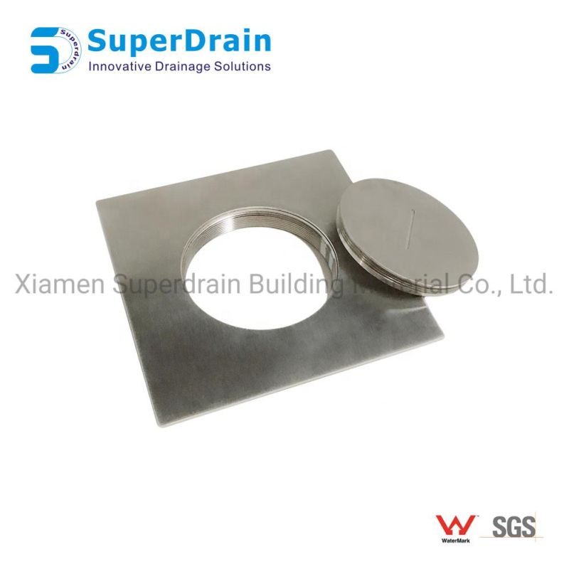 Premium Clean out Stainless Steel 304/316 Floor Drain for Inspection Port