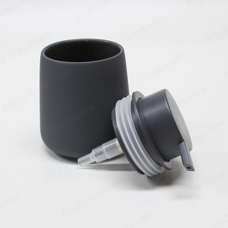 350ml Ceramic Soap Dispensers with Plastic Pump