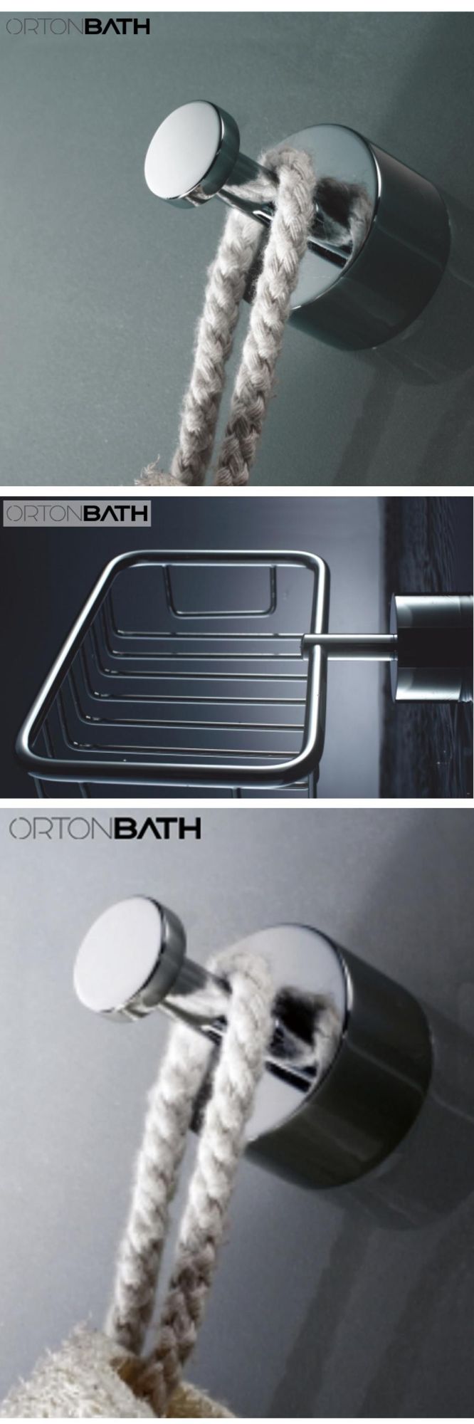 Bathroom Fittings Round Aluminum Brass Stainless Steel Base Bathroom Accessories with Robe Hook Soap Basket Glass Shelf Toilet Brush
