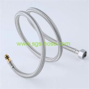 Stainless Steel Braided Line Hose 1/2&quot; IP Double Nuts Connector