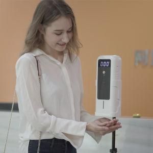 Touchless Automatic Hand Sanitizer Floor Stand Dispenser with Body Temperature Detection for Hospital Office Public Work