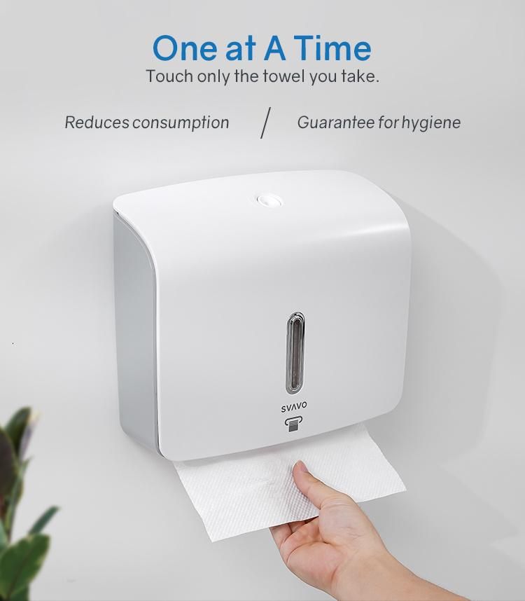 Svavo Wall Mounted Plastic Paper Towel Dispenser for Bathroom Pl-151060