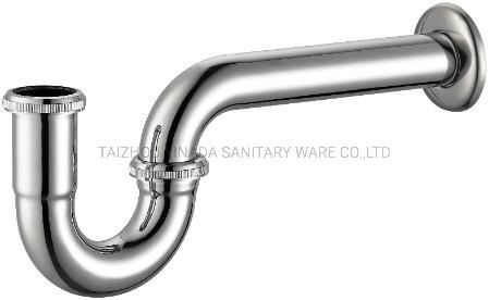 Innada Hot Sale 1"1/2 Brass Tubular P Trap Bathroom Sink Brass T Trap Bottle Trap Siphon Sifon Syfon Sink Strainer Basin Drain Waste ND022