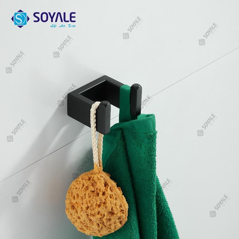 3% off Ss 304 Black Coated Bathroom Accessories Set Sy-5700