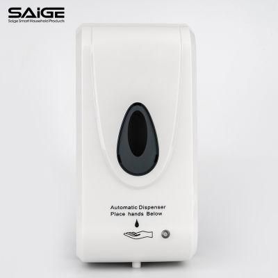 Saige 1000ml Hotel Plastic Refillable Automatic Wall Liquid Soap Dispensers Sensor