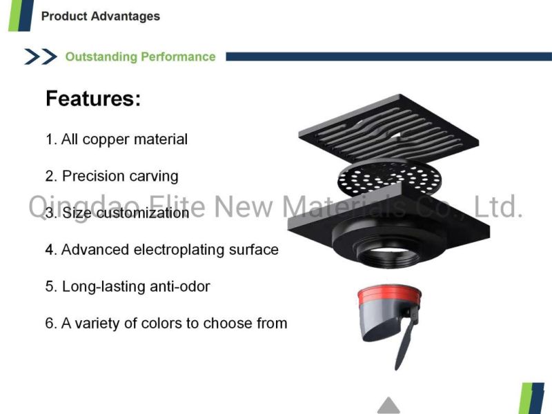 Elite Europe Municipal Use Beautiful Strainer Floor Drain OEM Factory