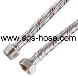 China Manufacturer Braided Flexible Outlet Hose with Quick Fitting