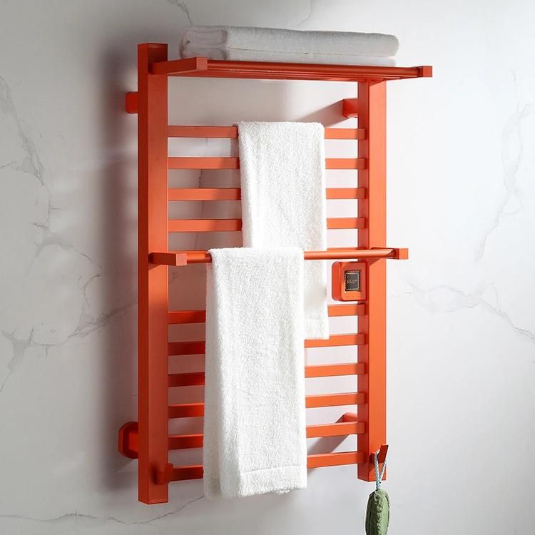 Kaiiy New Arrival Towel Heated Rack Wall Mounted Heated Towel Rack for Bathroom Hostel