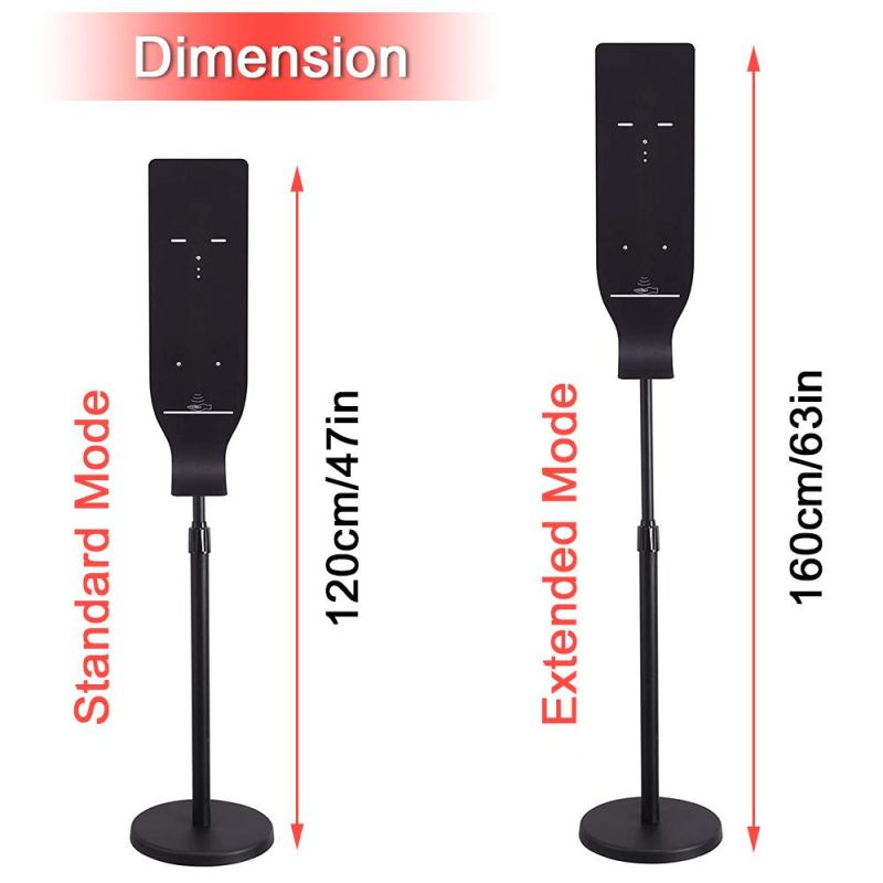 Contactless Floor Stand Automatic Auto Alcohol Gel Liquid Hand Sanitizer Dispenser Touchless with Standing