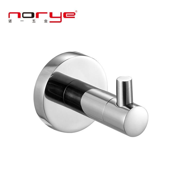 Stainless Steel Single Robe Hook Robe Clothes Towel Hooks for Bathroom