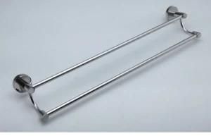 Stainless Steel Single or Double Rod Towel Bar for Bathroom
