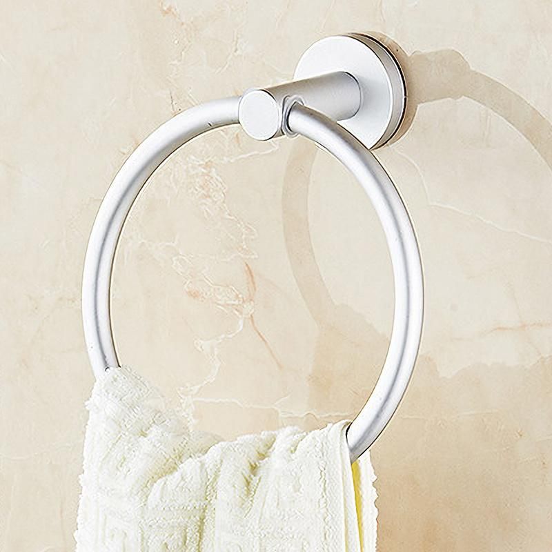 High Quality Wall Mounted Bathroom Zinc Chromed Bathroom Towel Ring