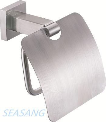Stainless Steel Bathroom Tissue Holder for Lavatory Toilet and Wc