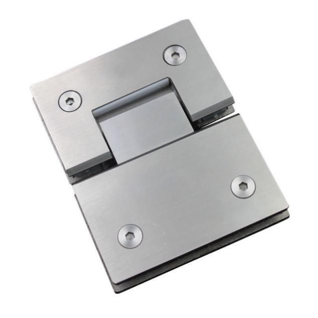 Stainless Steel Cabinet Glass Door Hinges Glass Clamps