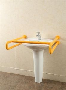 Bathroom Hospital Steel Grab Bar with ABS Covers Barrier Free Anti-Skidding ABS Urinal Grab Bar for Elderly