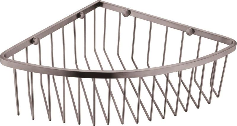 304 Stainless Steel Corner Basket, Bathroom Basket, Mirror Color