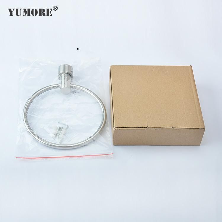 Wall Mounted Stainless Steel Towel Rack Hotel Bathroom Towel Ring