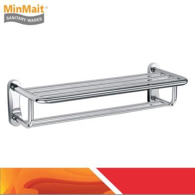 Stainless Steel Double Towel Rack H Style Mx-Tr04-112