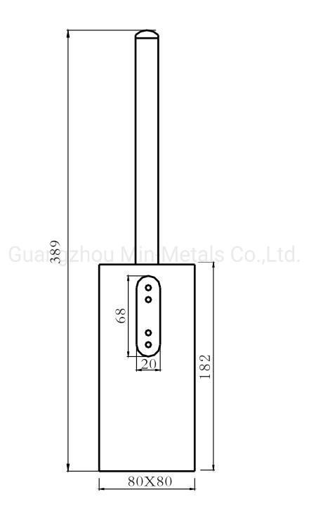 Stainless Steel Standing Toliet Brush Holder Mx-Ls94p