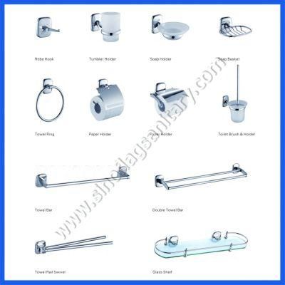 Zinc Alloy 6 PCS Set Modern Cheap Hotel Bathroom Accessories