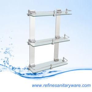 Bathroom Accessories Three Layers Glass Shelf (R2403CJ)