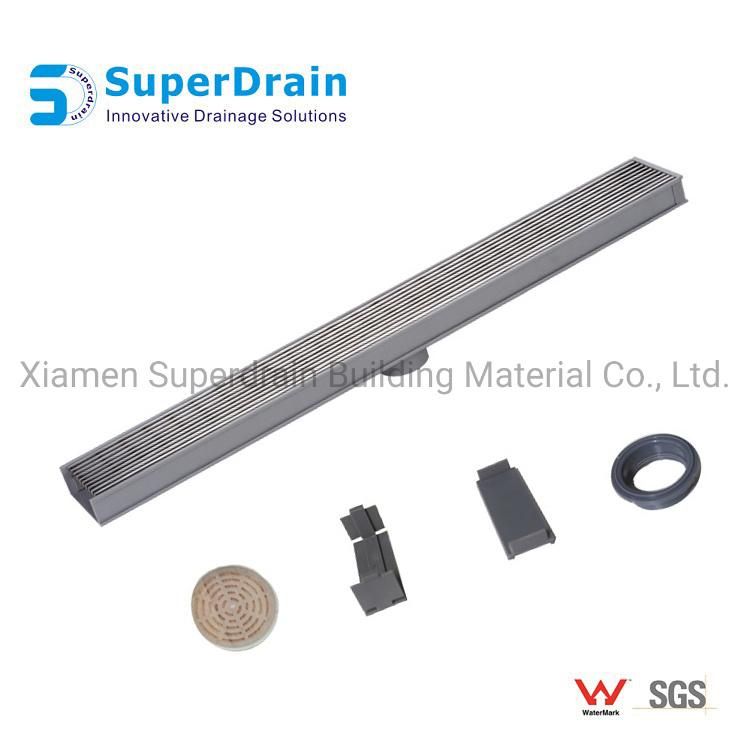 Sdrain Wedge Wire Grate with UPVC Channel Invisible Drain