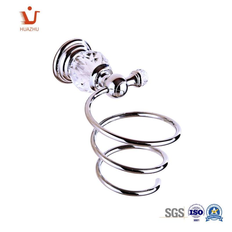 Zinc Alloy Crystal Hairdryer Holder