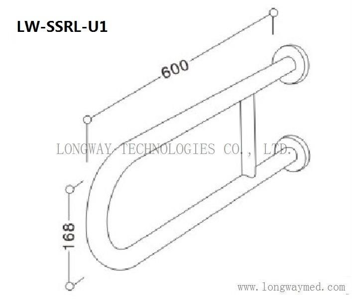 Lw-Ssrl-U1 U2 Stainless Steel Bathroom Grab Bars