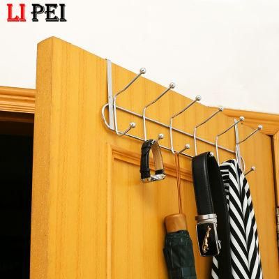 Furniture Hardware Strong Metal Over The Door Coat Hook Metal Hanger Hooks for Clothing