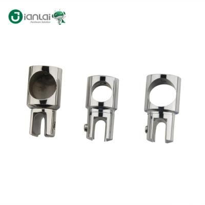 Finish Brass Glass Clamp for Shower Door Support Bar