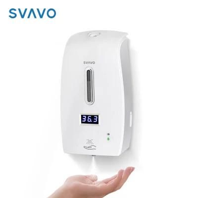 Svavo Wall Mounted New Design Automatic Spray Soap Dipsenser with Temperature Measurement